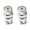2pcs BNC Male Plug to UHF SO239 PL 259 Female Jack RF Coaxial Adapter Cable Connector