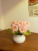 Sunflower Hand-Knitted Woolen Yarn Bouquet - Small Decorative Gift for Home