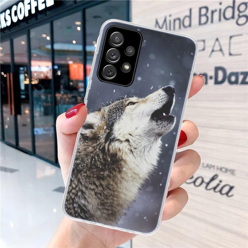 

The Wolf Fierce For Samsung Galaxy A15 A14 A13 A12 A55 A54 A53 A52 Phone Case A32 A35 A34 A33 A25 A24 A23 A22 A04S A03S A02S Gal Samsung A52