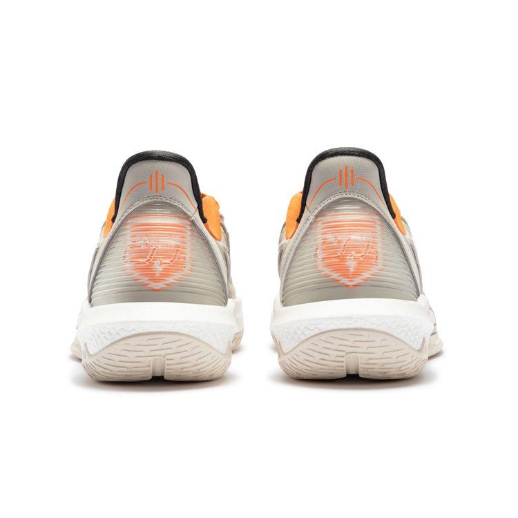 361 BIG3 4.0 Quick Pro Textil, TPU-Dämpfung Rutschfest Abriebfest Niedrig geschnittene Basketballschuhe Herren Orange 672411104F-3