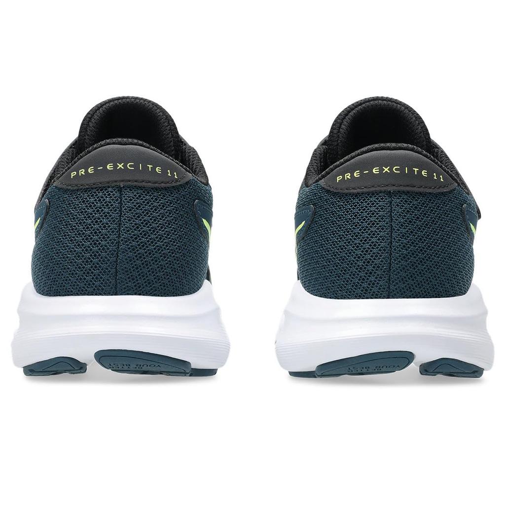 ASICS PRE EXCITE 11 PS Running Shoes Size 300 2E (1014A375), Unisex, (Tranquil Teal/Citron), 22.0 cm,