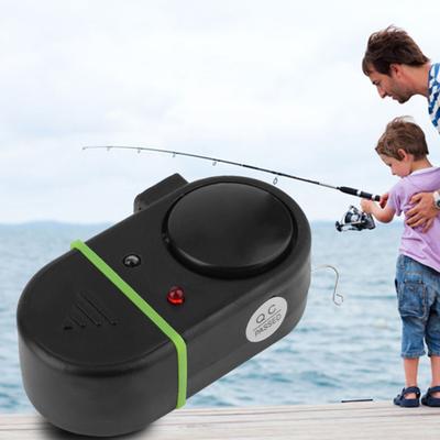 MUQZI Sports Accessory Electronic LED Light Clip-on Night Fishing Rod Fish Bite Sound Alarm Indicator