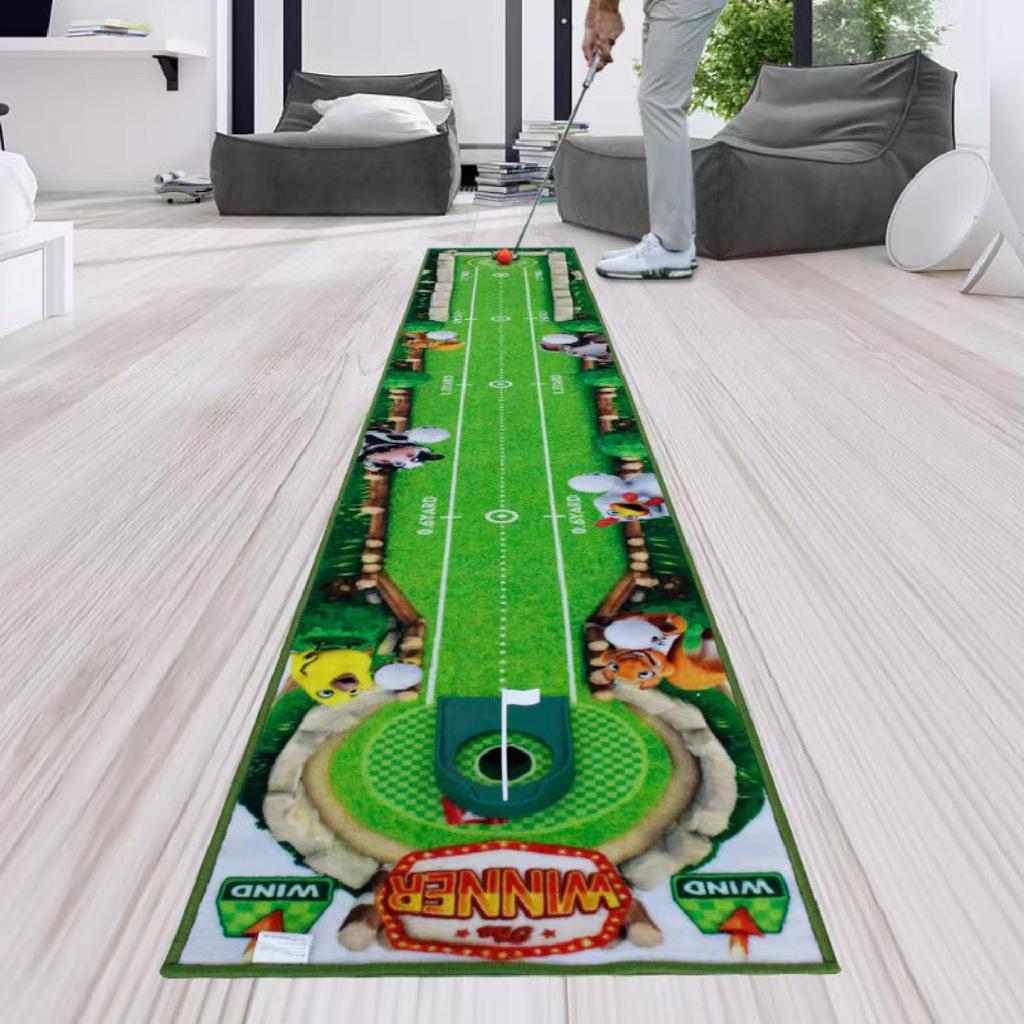 Golf Putting Matte Geschenk für Golfer Golfzubehör Leicht Tragbar Verbesserung der Putting-Genauigkeit Trainingshilfe für Park Rasen Haus