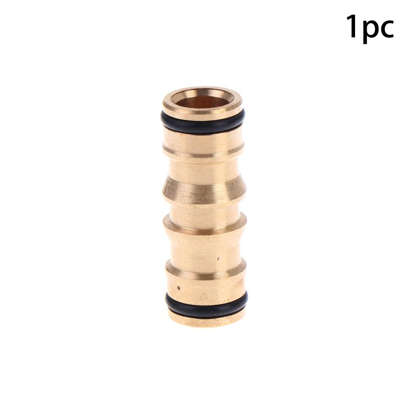 

1/2/3Pcs 2 Way Garden Brass Hose Connector Joiner Coupler Watering Water Pipe Tap Male Water Pipe Repair Extension Joints