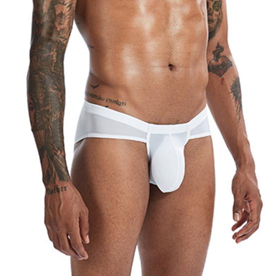 Men Briefs U Convex No Constraint Low Waist 3D Soft Breathable Anti-septic Solif
