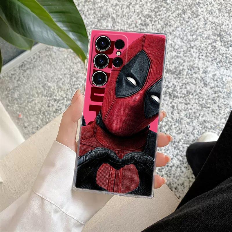 Custodia Trasparente The Avengers Spiderman Marvel Per Samsung Galaxy S26 S25 Ultra S24 S22 S26 Plus S20 S23 S21 S25 FE Copertura Trasparente