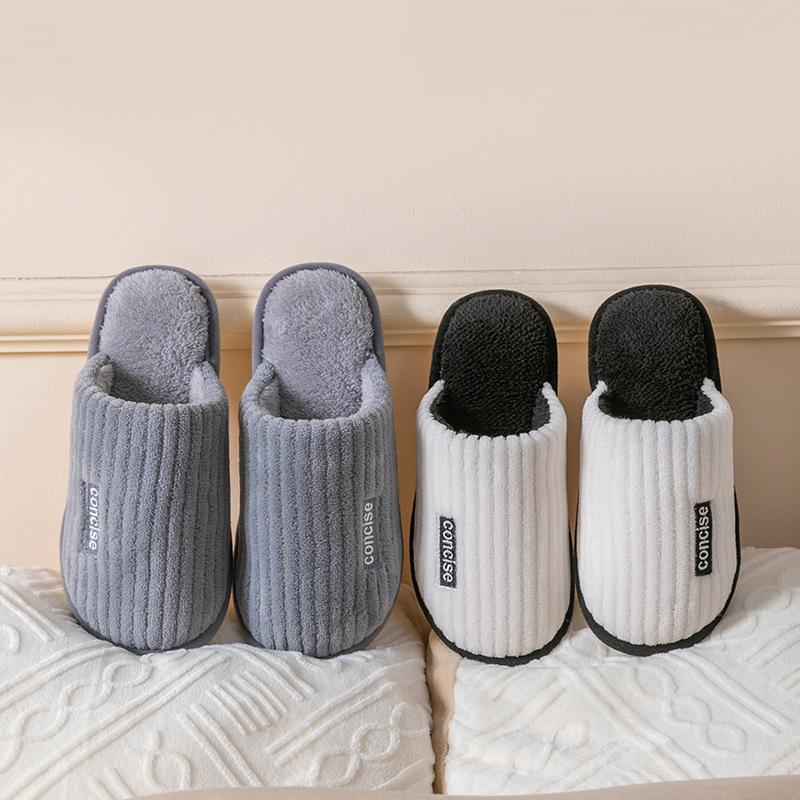 Cotton Slippers, Women's Indoor Shoes, Anti-slip, Warm and Thick-soled