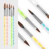 5/8pcs UV Gel Brush Liner Painting Pen for Manicure Drawing Carving Pen Acrylic Nail Art Line Tips Brushes Pencel Nail Art Tools