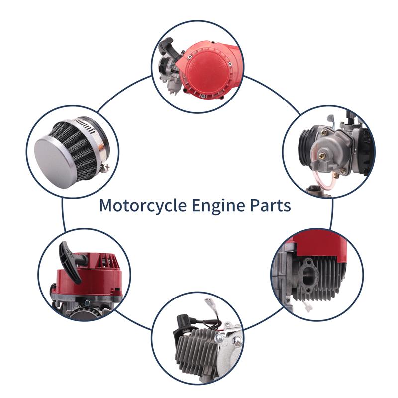 L10A 49Cc 2-Stroke Single Cylinder Engine Motor For Mini Dirt Bike Scooter ATV