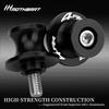 MotHeart M8 Swing Arm Bobbin for Ninja ZX-4RR 2023 Paddock Stand Shock Absorption Protective Slider ninja zx-4rr Part (Black)