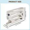 Egg Holder for Fridge 4 Tier Eggs Roller Organizer Auto Rolling Container Cabinet