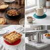Muiti Color Heat Resistant Mat Silicone Protection Pad Space Saving Anti Scald Placemat  Coffee Mug
