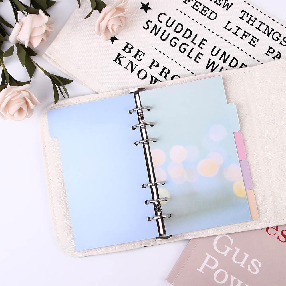 Page Tab Loose Leaf Separator Page Binder Index Page Cherry Blossoms Style Notebook Divider Index