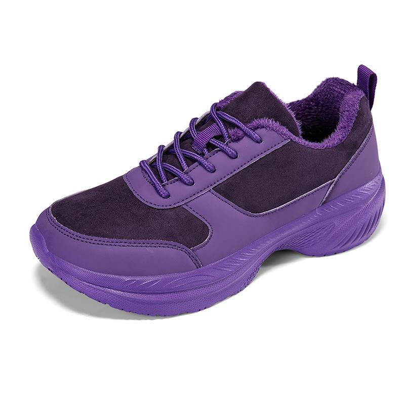 Winter Mens Wide Box Sneakers Fur-lined Keep Warm Frost Resistant Casual Sports Shoes Walking for Big Wide Fat Foot
