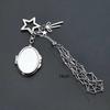 Metal Net Pocket Lipstick Bag Keychain  Portable Makeup Pouch Lip Balm Bag Key Chain Holder Lipsticks Protective Cover Mirror