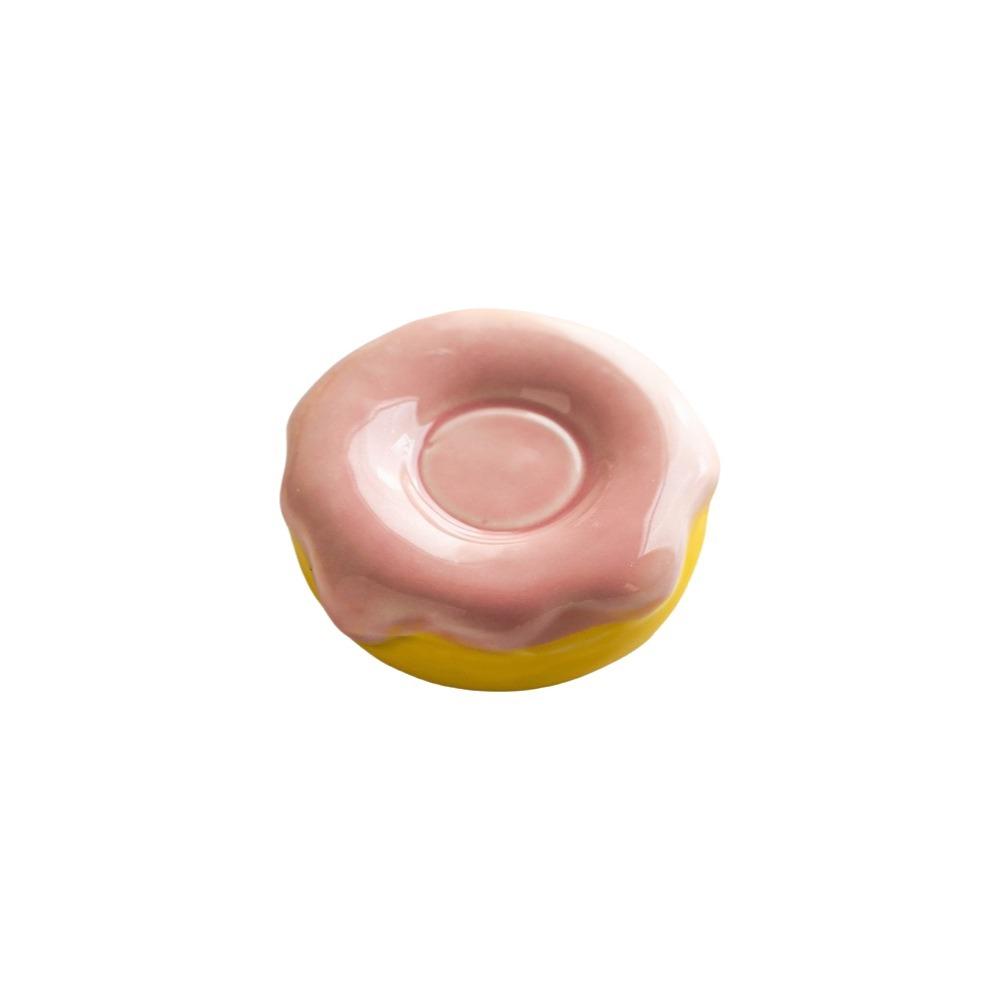 Decorative Ornament Display Rack Ceramic 360 Rotating Base Multi-functional Swivel Plates  Office Pink Style A