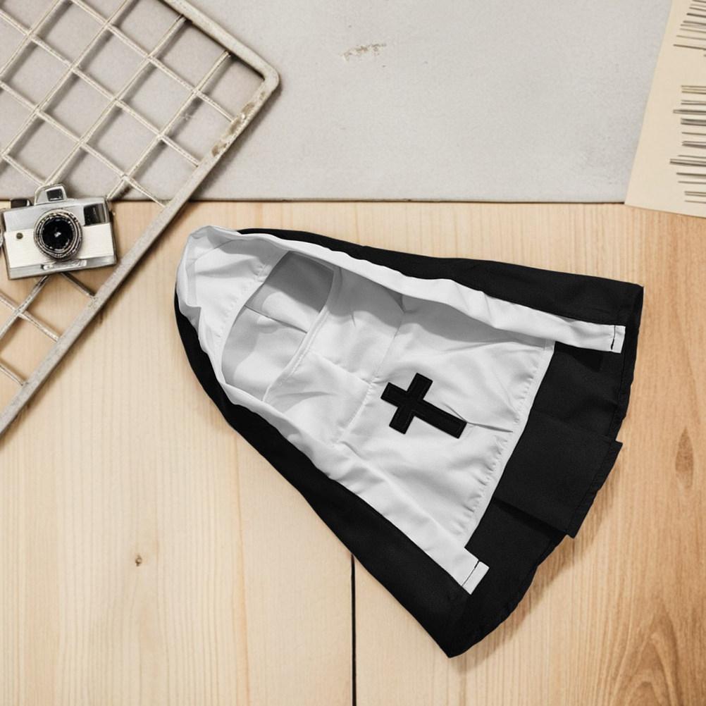 Pet Cat Dog Nun Costume Funny Small Pet Cosplay Dress Halloween Christmas Festival Party Supplies Cute Outfit Accessories