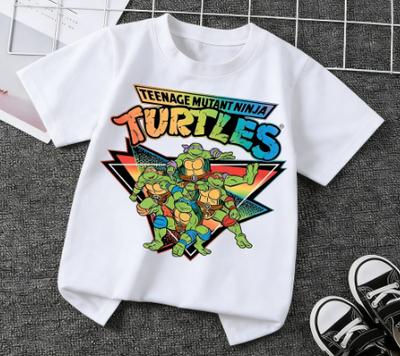 Nickelodeon "Teenage Mutant Ninja Turtles" Kids Cotton T-Shirt - Soft and Comfortable Short Sleeve T-Shirt for Spring / Summe