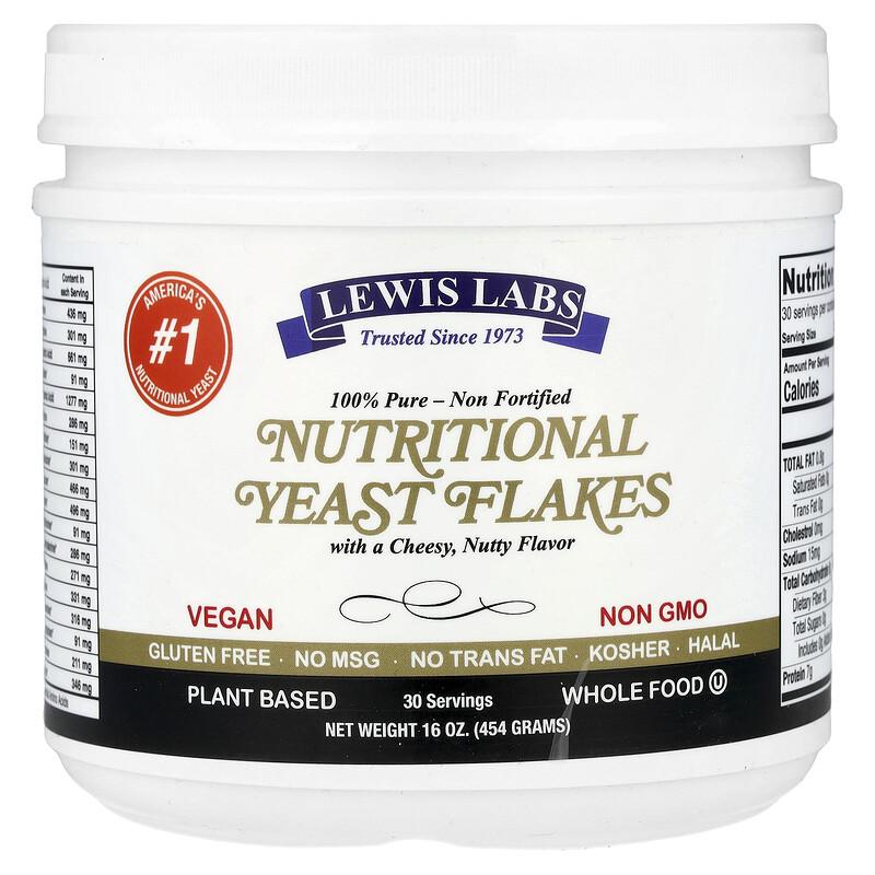 Nutritional Yeast Flakes, Cheesy Nutty, 16 oz (454 g)