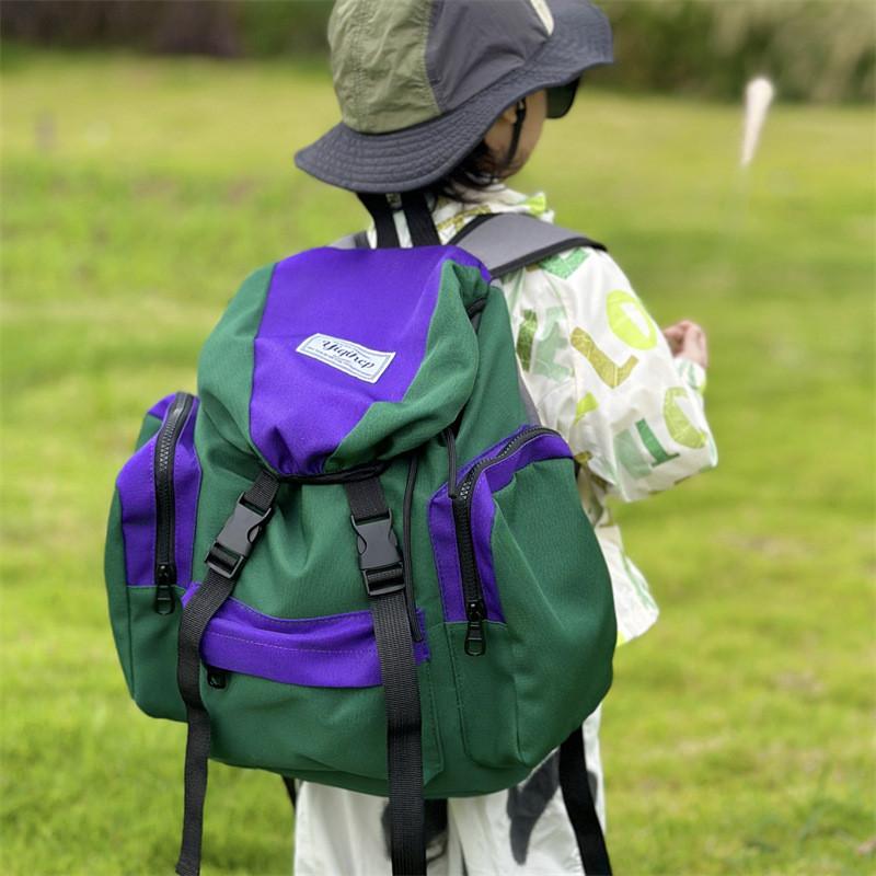 

Stylish Korean Unisex Children s Backpack With Colorful Design For Outdoor Activities Purple Small