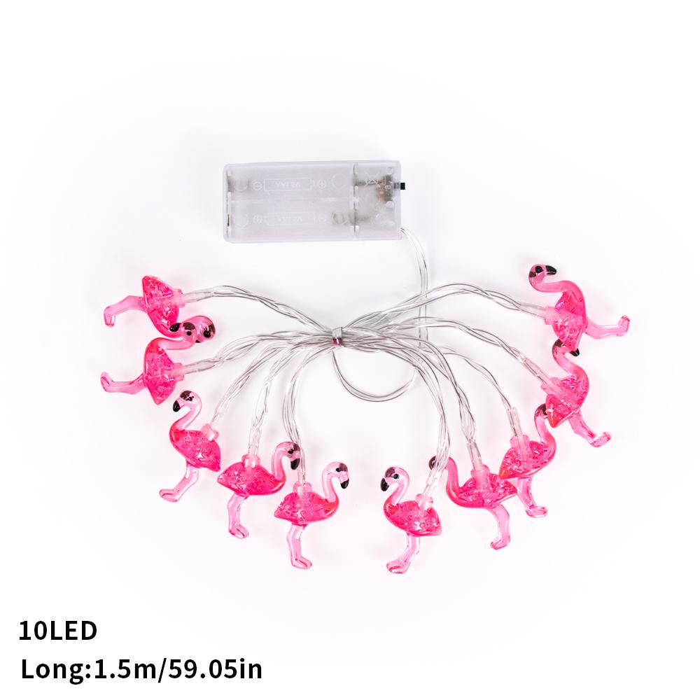 1.5M Tropical Pineapple Flamingo shape LED String Light Coconut Tree summer theme Fairy Lights Hawaiian Aloha Luau Party Decor
