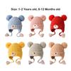 Warm Material Baby Hat Cute Design Ear Protection Hat Children's Woolen Hat  Autumn Season
