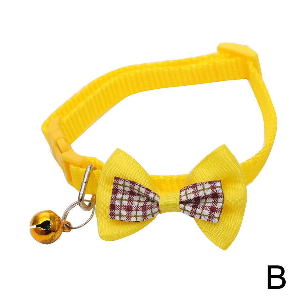 Cotton Cat Collar Puppy Bow Tie Kitten Safety Buckle Collar Adjustable Quick Release Pet Supplies Dog Collar Cat Accessories