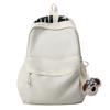 Junior High School Schoolbag Women's Solid Color Backpack