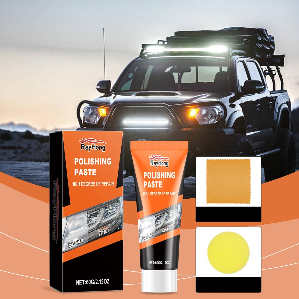Car Headlight Restoration Polishing Kits Headlamp Repair Cleaning Paste Scratch Remove Refurbish Tool Car Lamp Lens Polish Paste
