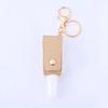 T-Shaped Leather Hand Sanitizer & Perfume Keychain Case with Spray Bottle
