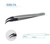 6PCS Watch Hands Installation Work Tweezers Straight Elbow Handle Stainless Antistatic Plastic Tweezers ESD-259 ESD-259A ESD-7A
