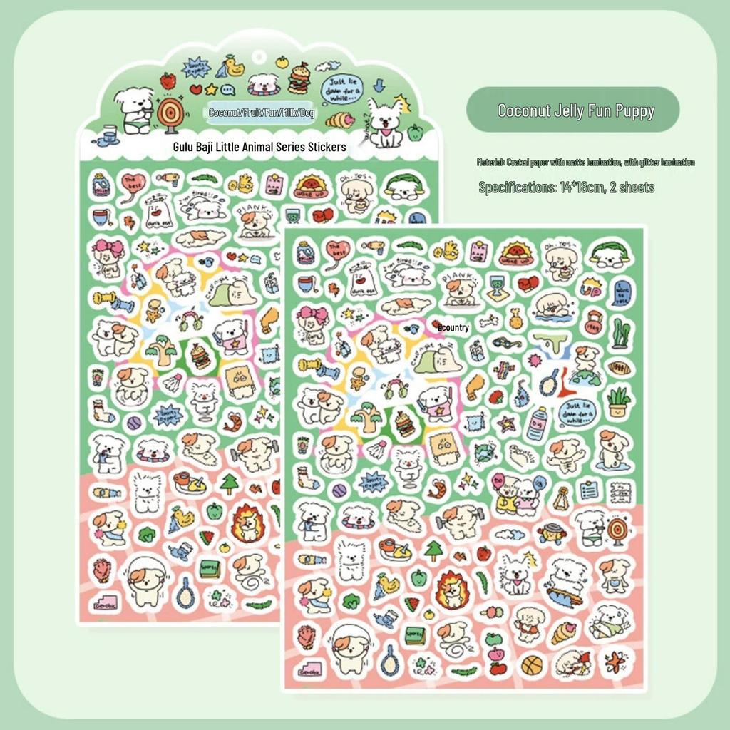 Tengyi Cute Cartoon Bear Stickers for DIY & Decorations