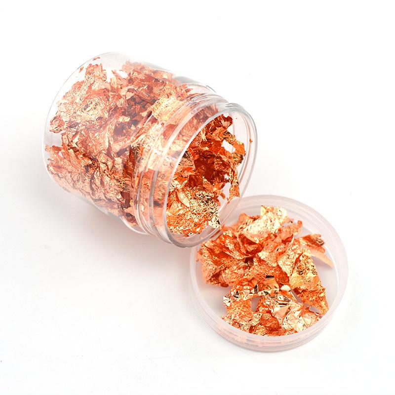 Champagne Imitation Gold & Silver DIY Epoxy Resin Fillers - Gold Leaf Paper Ornaments & Accessories Tin Foil