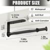 Modern Dampening System Under Shelf Kitchen Organizers For Paper Towels Aluminum Foils Rolls Rustproof Nonrust Steel Wall Mounted Dispenser