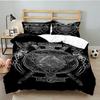 Viking Ship At Sea 3PCS Bedding set,Ideal for 1pc Duvet Cover And 2pcs Pillowcases Perfect for Fan gift,Ideal for Bedroom, Dormitory