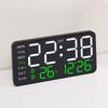 New Frameless Electronic Clock Multi Function Dual Purpose Clock Digital Clock Display Living Room Wall Clock