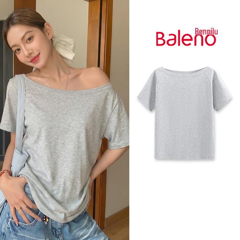 

Baleno Women s Off-Shoulder Short Sleeve T-Shirt M