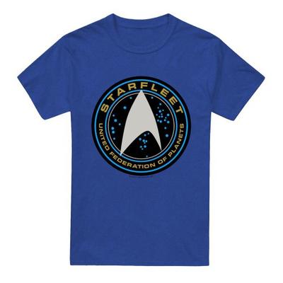 Star Trek Beyond Unisex Adult Starfleet Patch T-Shirt