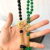 Tasbih Rosary Bracelet Ethnic Moon Star Bracelet Glass Beaded Bracelet Original Ethnic Jewelry For Prayer Counting Travel