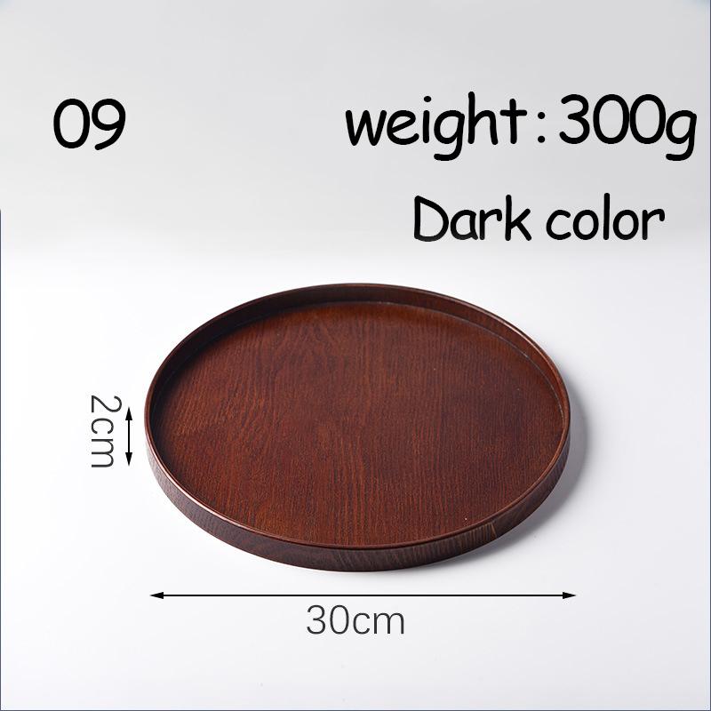 Ovale Serviertabletts, Geschirr, Dessert, Tee, Untertasse, Untersetzer, Kaffee-Untersetzer, Holzteller, Aufbewahrung, Lebensmittel-Display, Home Hotel Decor