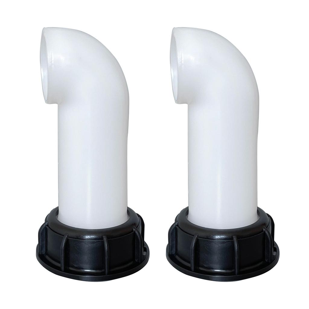 2Pcs IBC Water Tank Nozzle Tap Caps Valves Fitting Thread IBC Tank Adapters Extension Drain Spouts Hose Easy to Use