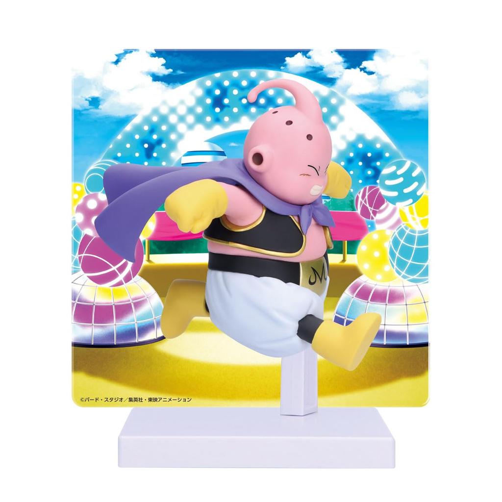 Dragon Ball DAIMA Majin Buu Figure with Panel (Mini)