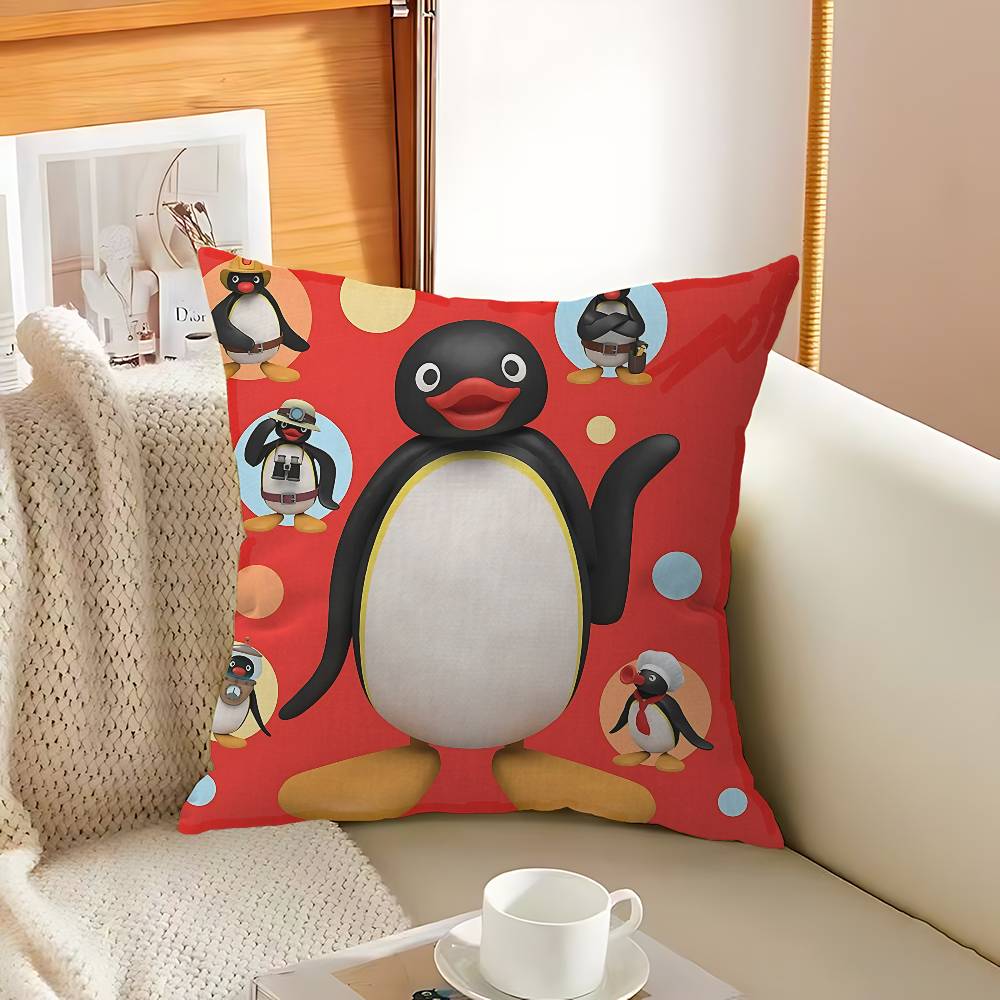 Cartoon Niedlich Pingu Pinguin Anime Kissenbezug Sofa Kissenbezug Heim Zimmer Dekoration Kinder Geschenk