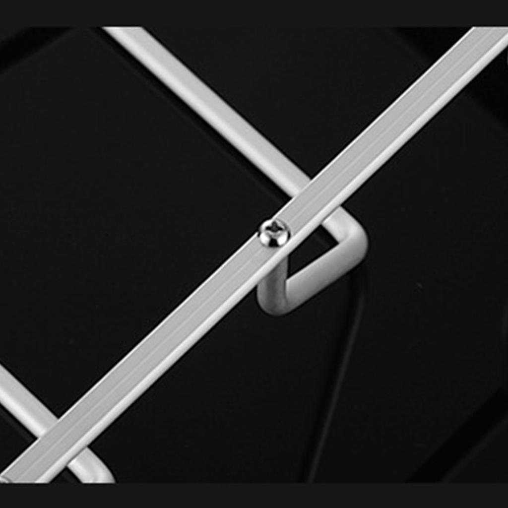 Pot Lid Holder Drilling Free Wall Mounted Space Saving Aluminium Hand Polishing Rustproof for