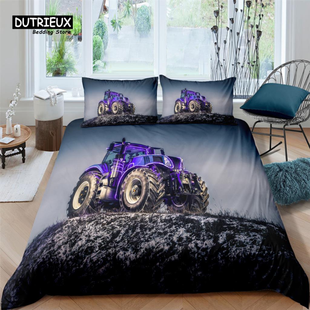 

3D Modern Machinery Print Home Living Luxury 2/3Pcs Comfortable Duvet Cover PillowCase Bedding Sets Queen and King EU/US/AU Size (135x200cm)