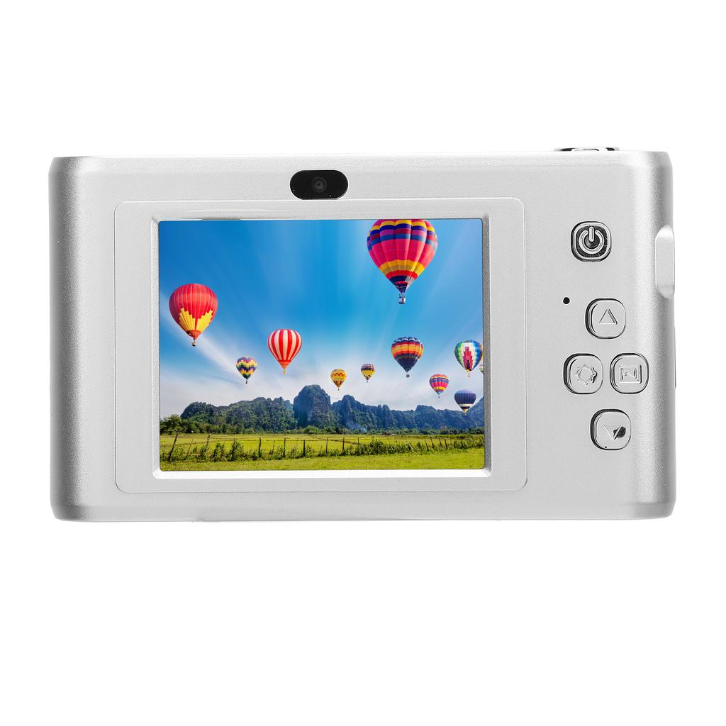2.4 Inch Camera 50MP Photo 4K Video Recording 8X Digital Zoom Camera IPS Color Screen for Home and School D04 No Card