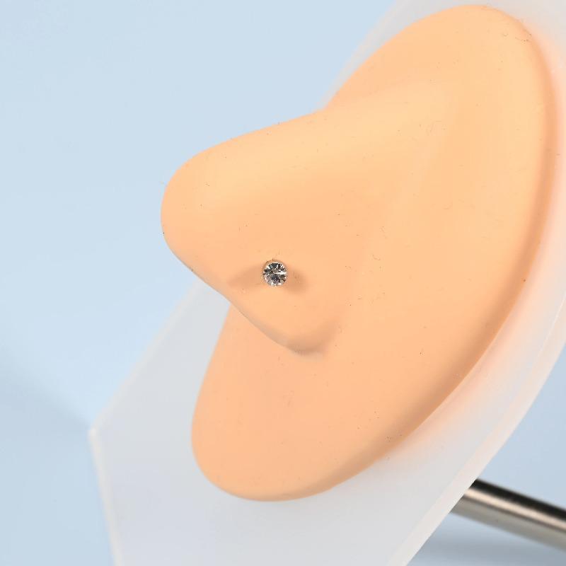 1/4 Paare Magnetische Punk Vintage Nasenstecker - Kein Piercing erforderlich, Modisches Piercingfreies Nasenschmuck-Set für Damen, Steckerohrringe