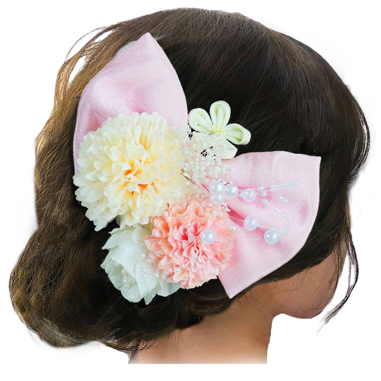 

Graduation Ceremony Hair Ceremony Hair Japanese Japanese Artificial Comes with a Case Ornament, Coming-of-Age Ornament, Ribbon, Hakama, Tsumami-zaiku,
