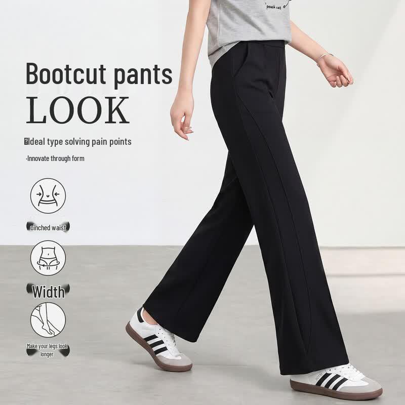 FivePlus Women s High-Waist Flared Commuter Pants M чёрный
