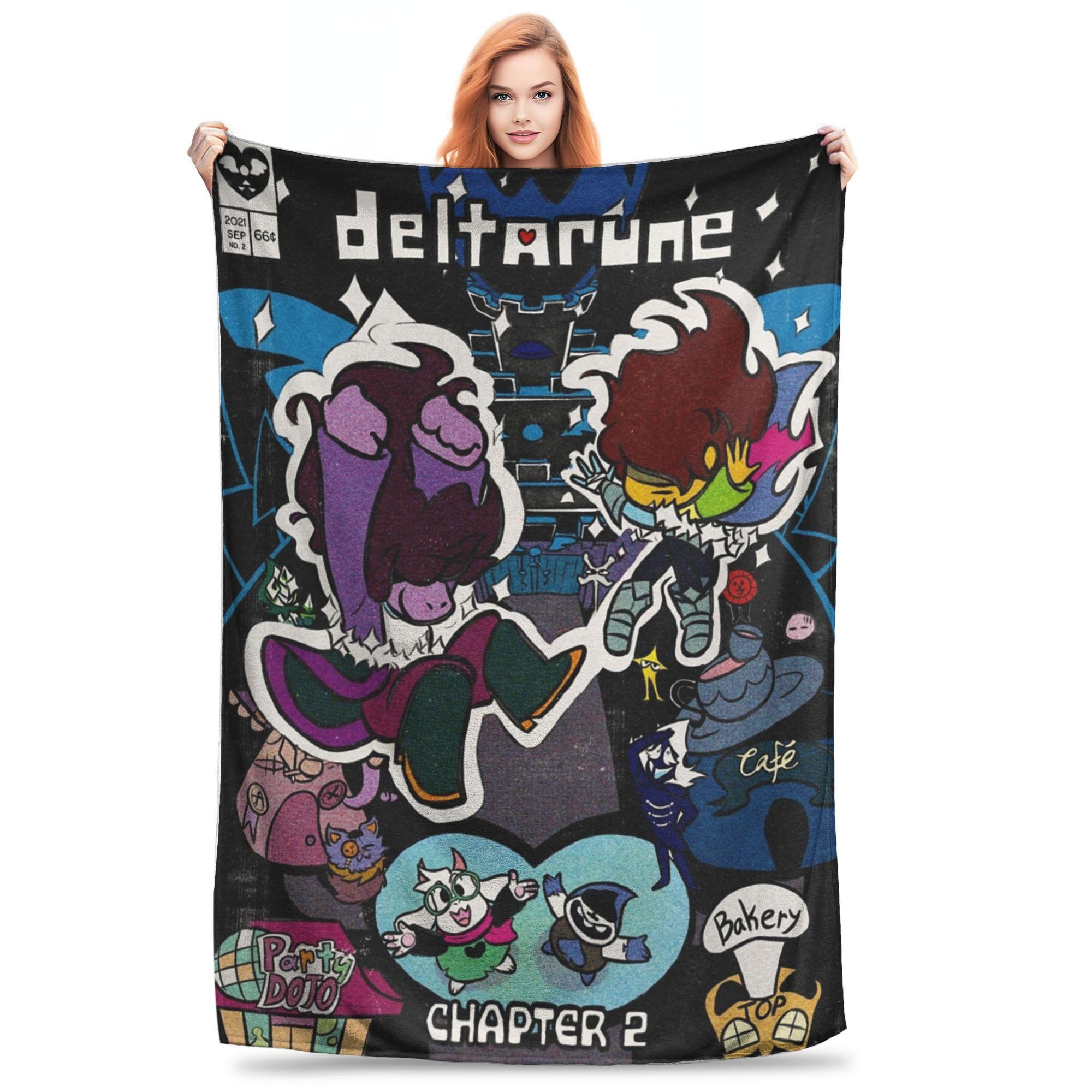 

It s TV Time! Fleece Throw Blankets Tenna Deltarune Blanket for Home Outdoor Super Warm Bedding Throws, 30x40in